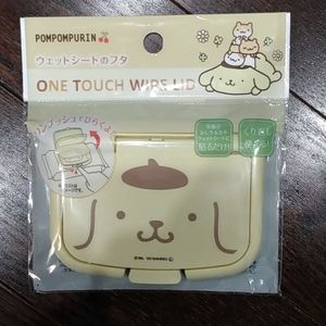 New Sanrio Pompompurin Stick on One Touch Wipe Lid for Wipes